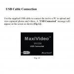 USB Cable for Autel MaxiVideo MV208 Digital Videoscope